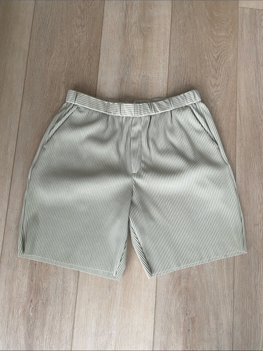 Zara Men's Light Beige Shorts